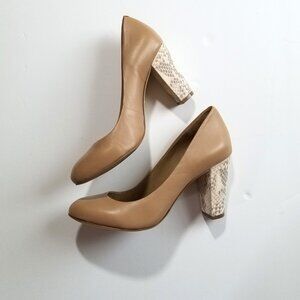 Ann Taylor Beige High Heel Shoes Women's Size 8